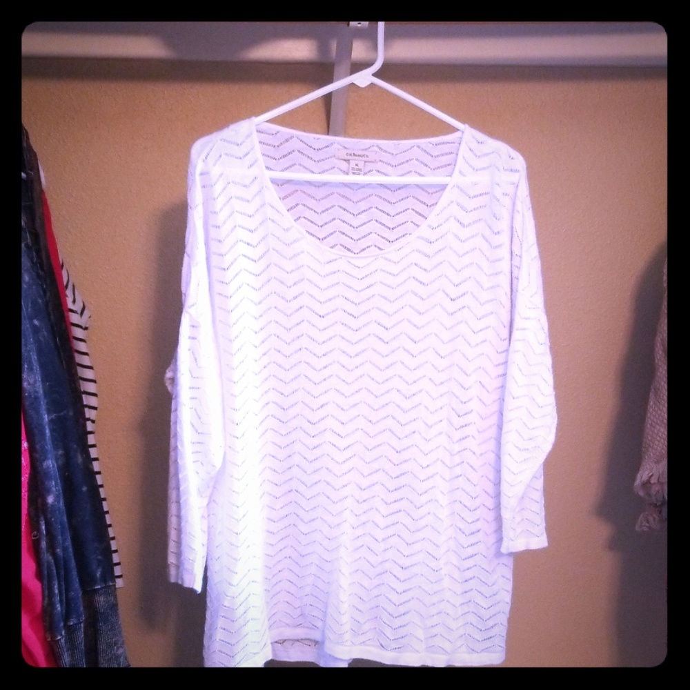 White See Through Top